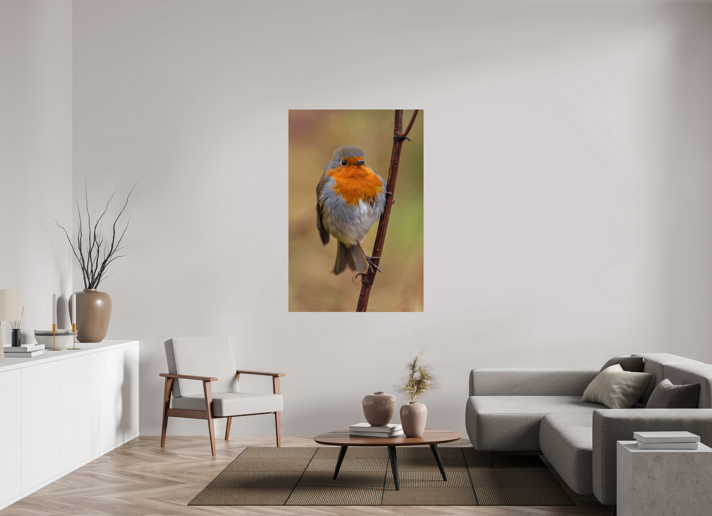 100 x 150 cm, Smooth Glossy Robin
