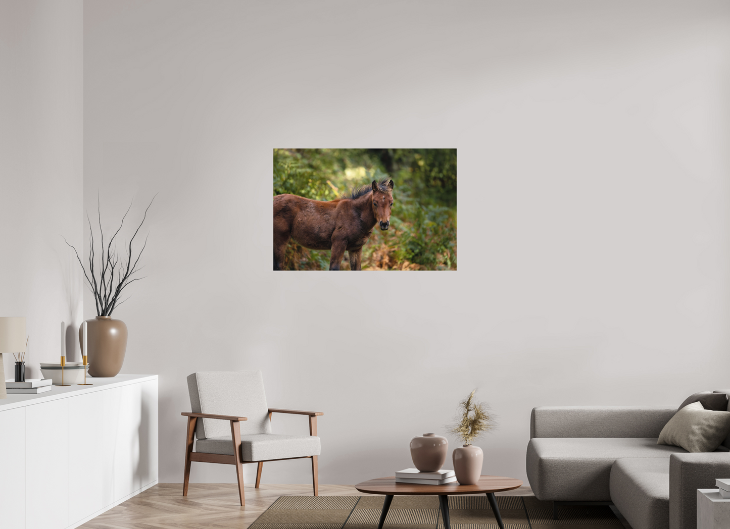 105 x 70 cm, Textured Matte horse