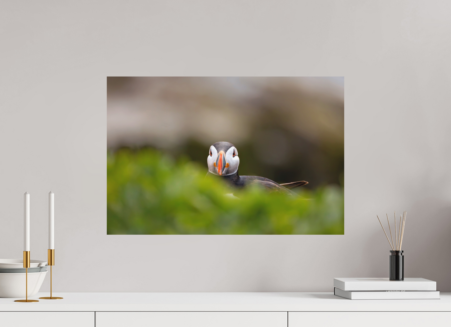 60 x 40 cm, Textured Matte puffin6