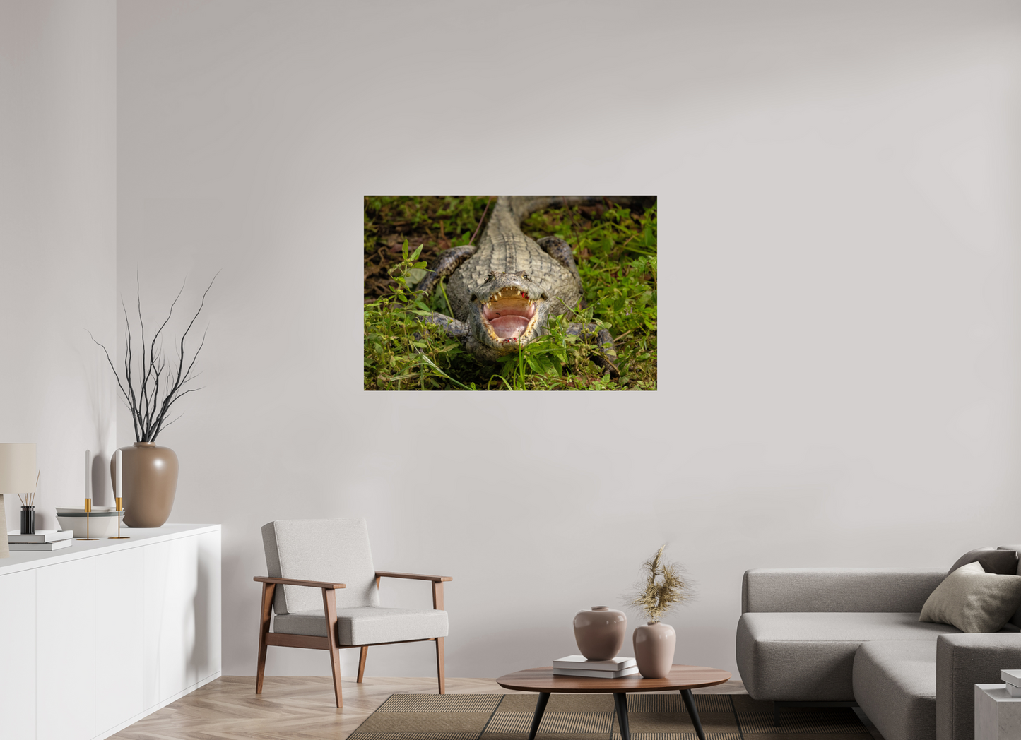 120 x 80 cm, Smooth Glossy Open Wide