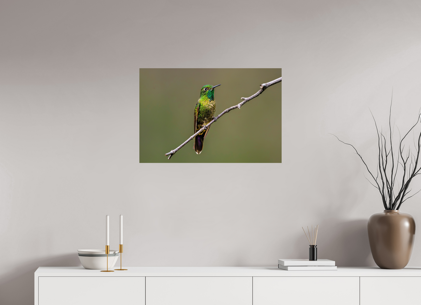 75 x 50 cm, Smooth Glossy hummingbird5
